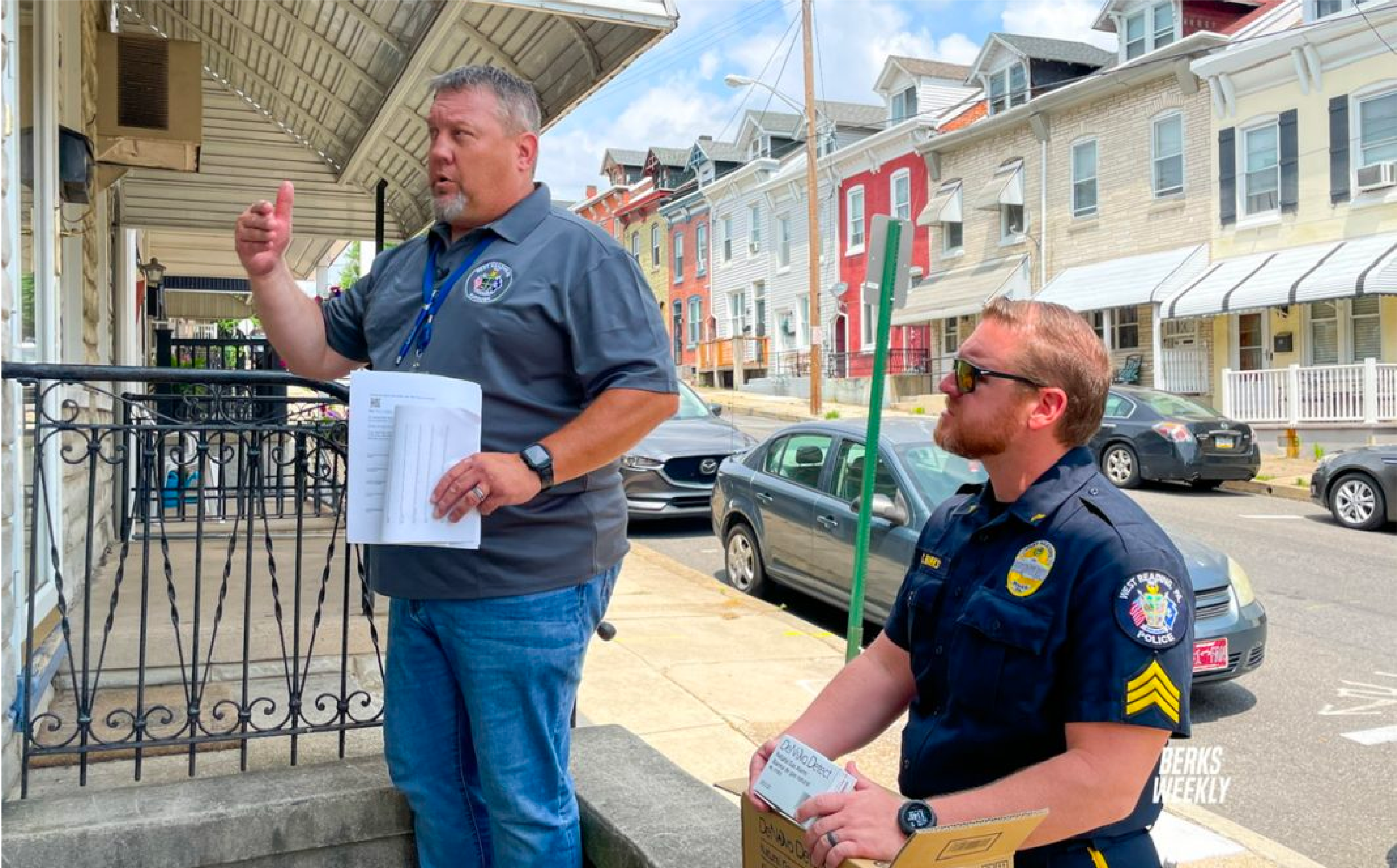 West Reading Officials Distribute Free Natural Gas Alarms to Community