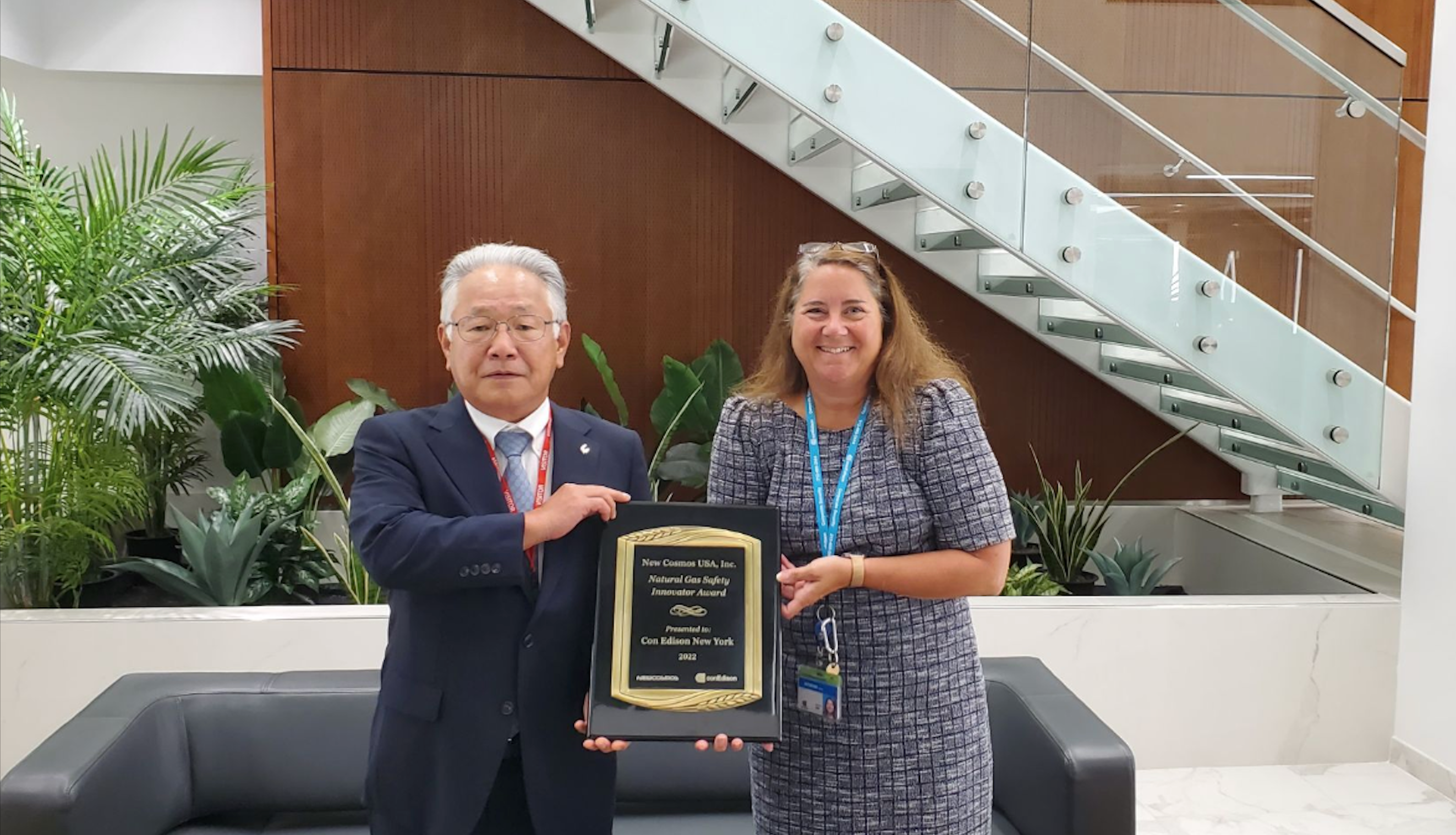 New Cosmos USA Wins the 2021 ITRON Power Pitch Award In The Utility IOT Category