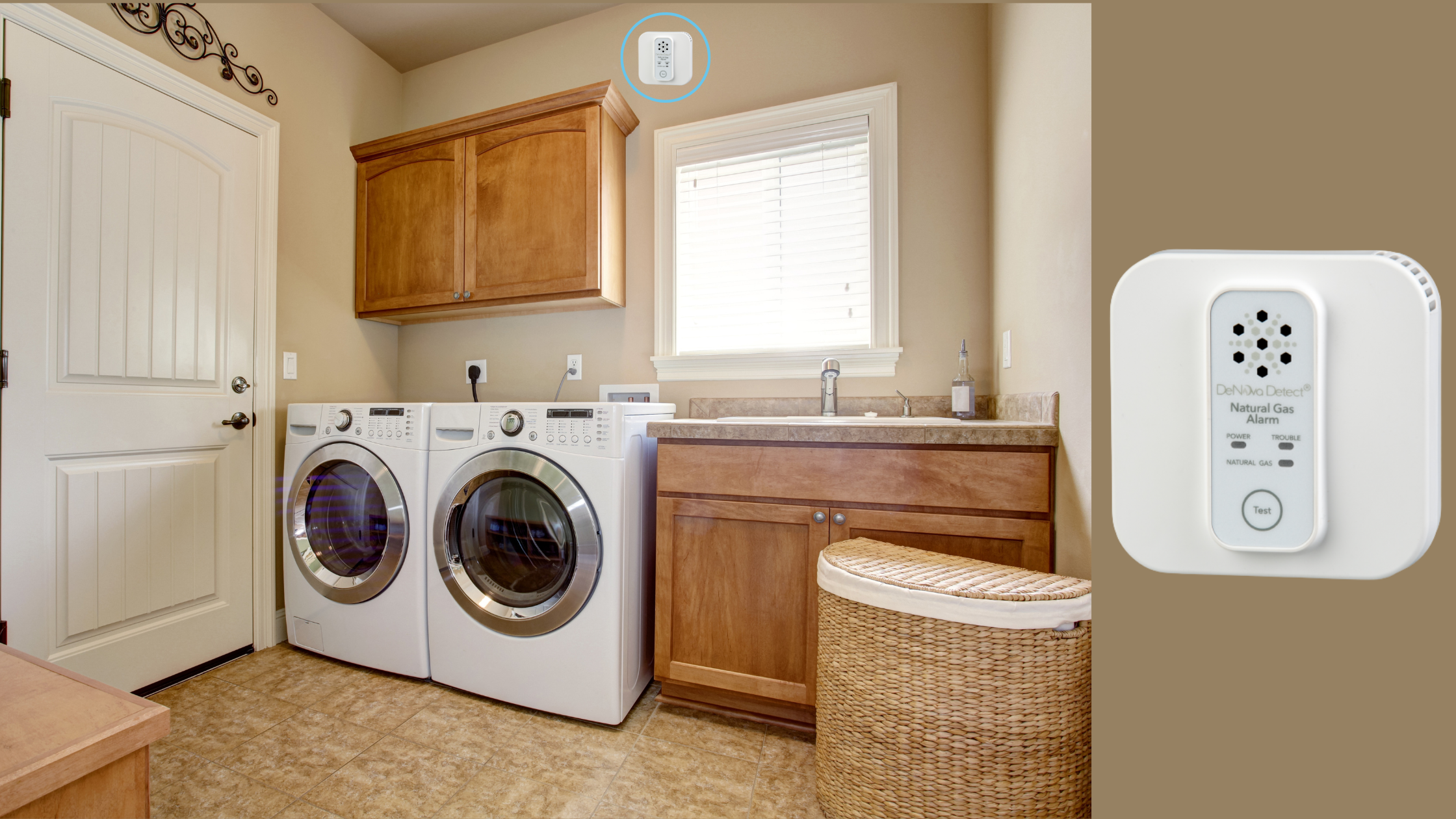 10-Year Battery-Powered Natural Gas Alarm