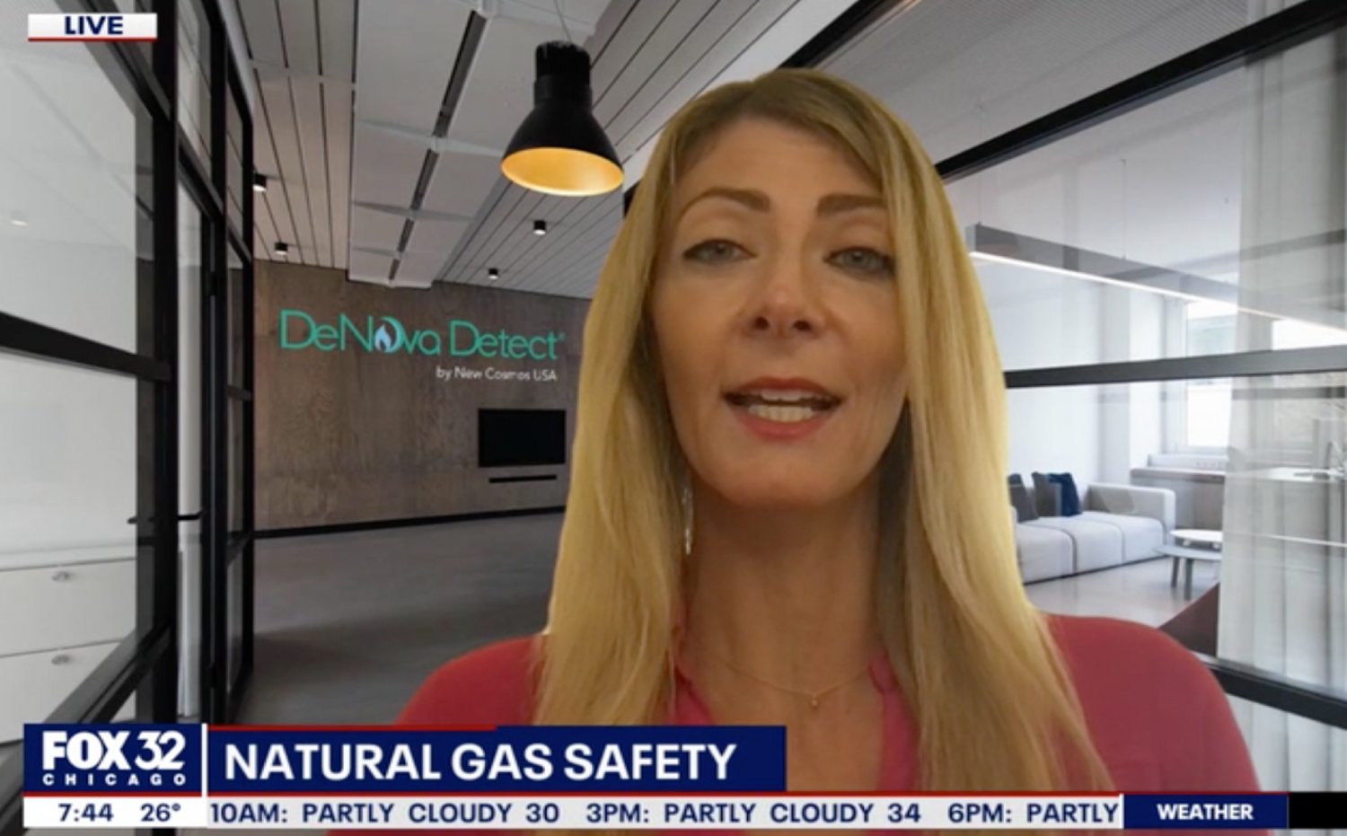 Fox 32 Chicago Interviews DeNova Detect on Natural Gas Safety