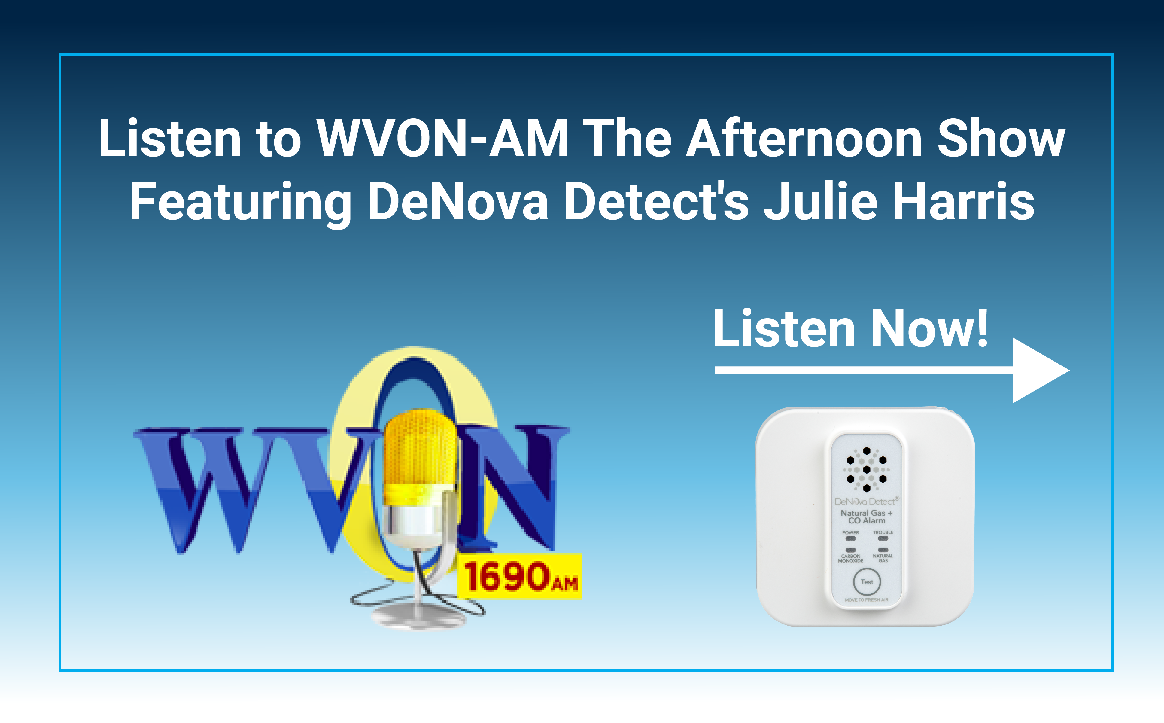 Listen to WVON-AM The Afternoon Show Featuring DeNova Detect's Julie Harris