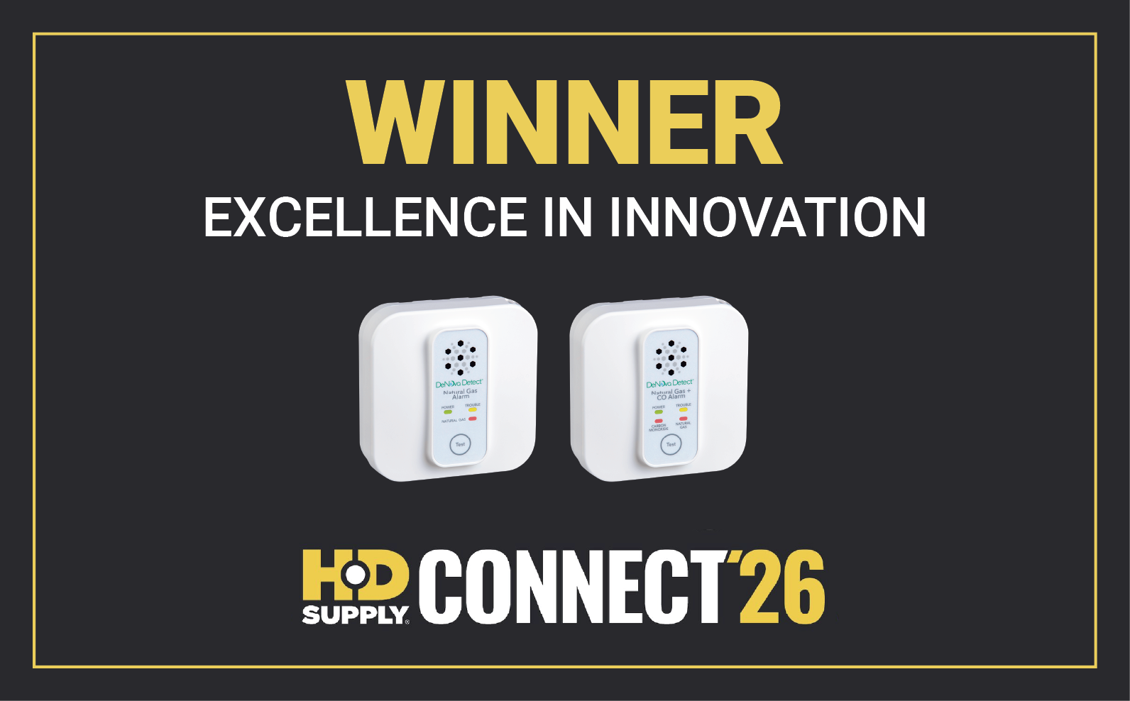 DeNova Detect Wins Excellence in Innovation Award by HD Supply