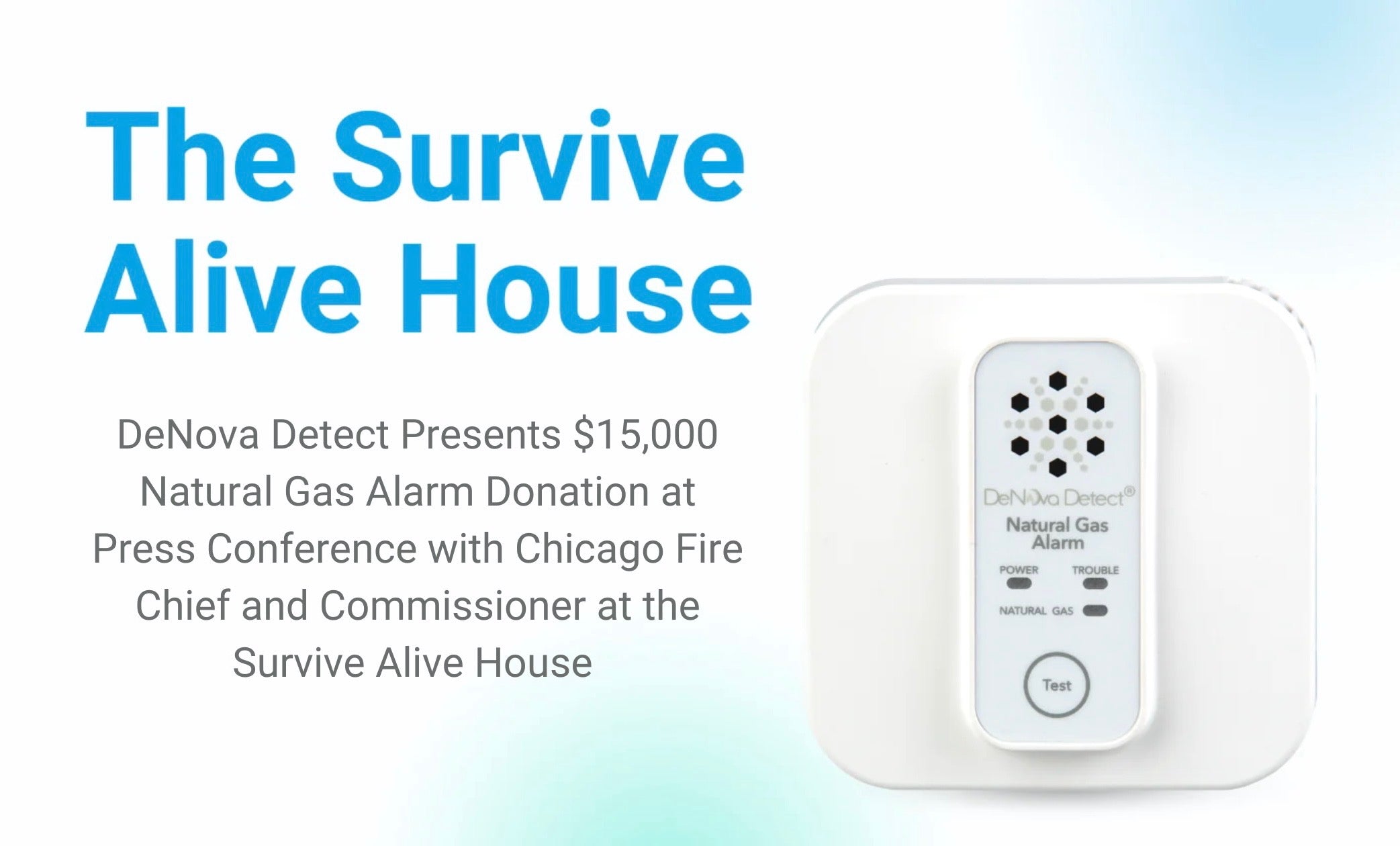 DeNova Detect Meets with Chicago Fire Chief and Commissioner to Donate $15,000 Worth of Natural Gas Alarms to Seniors