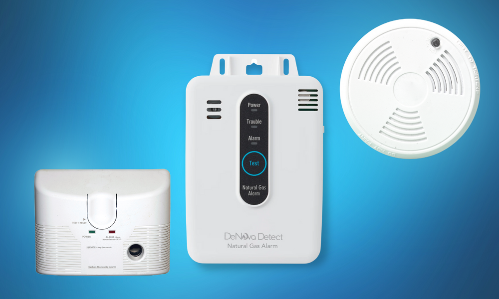 Smoke vs. CO vs. Natural Gas Detectors Recognizing the Differences Denova Detect